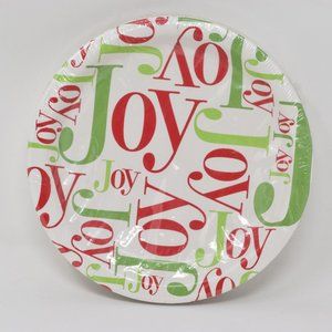 Joy Paper Plates Christmas 30 Count Pack Target Holiday Dessert Cake Snack New
